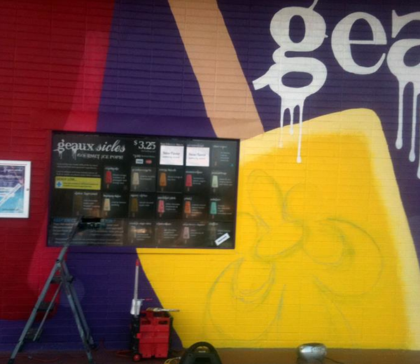 Geauxsicles Mural